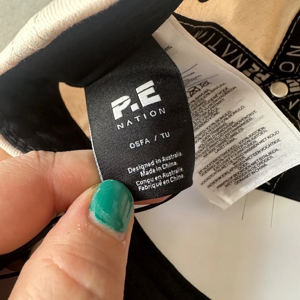 P.E. Nation HOMAGE CAP IN LIGHT PINK Blush One Size Fits All Brand New Women